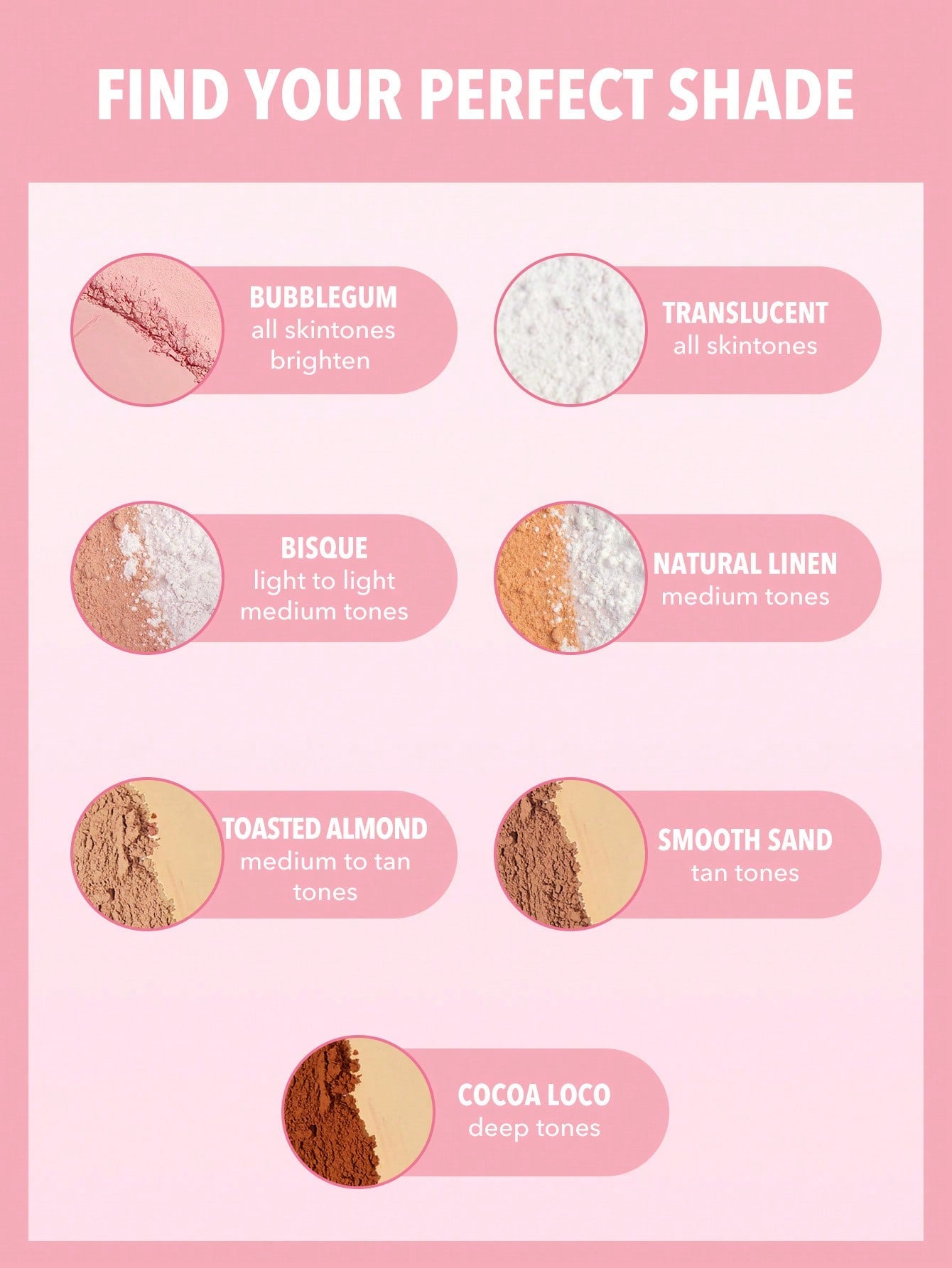 Sheglam insta ready face & under eye setting powder duo-BUBBLEGUM