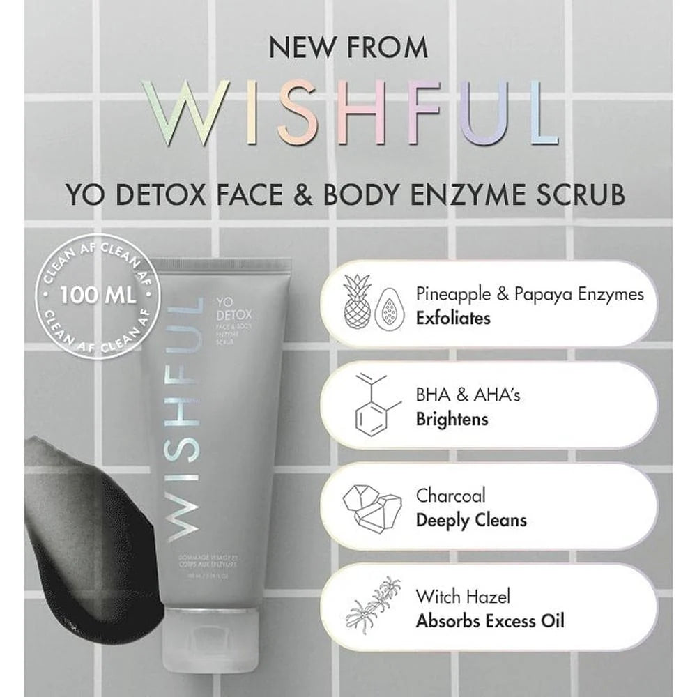 Wishful Yo Detox Face & Body Enzyme Scrub