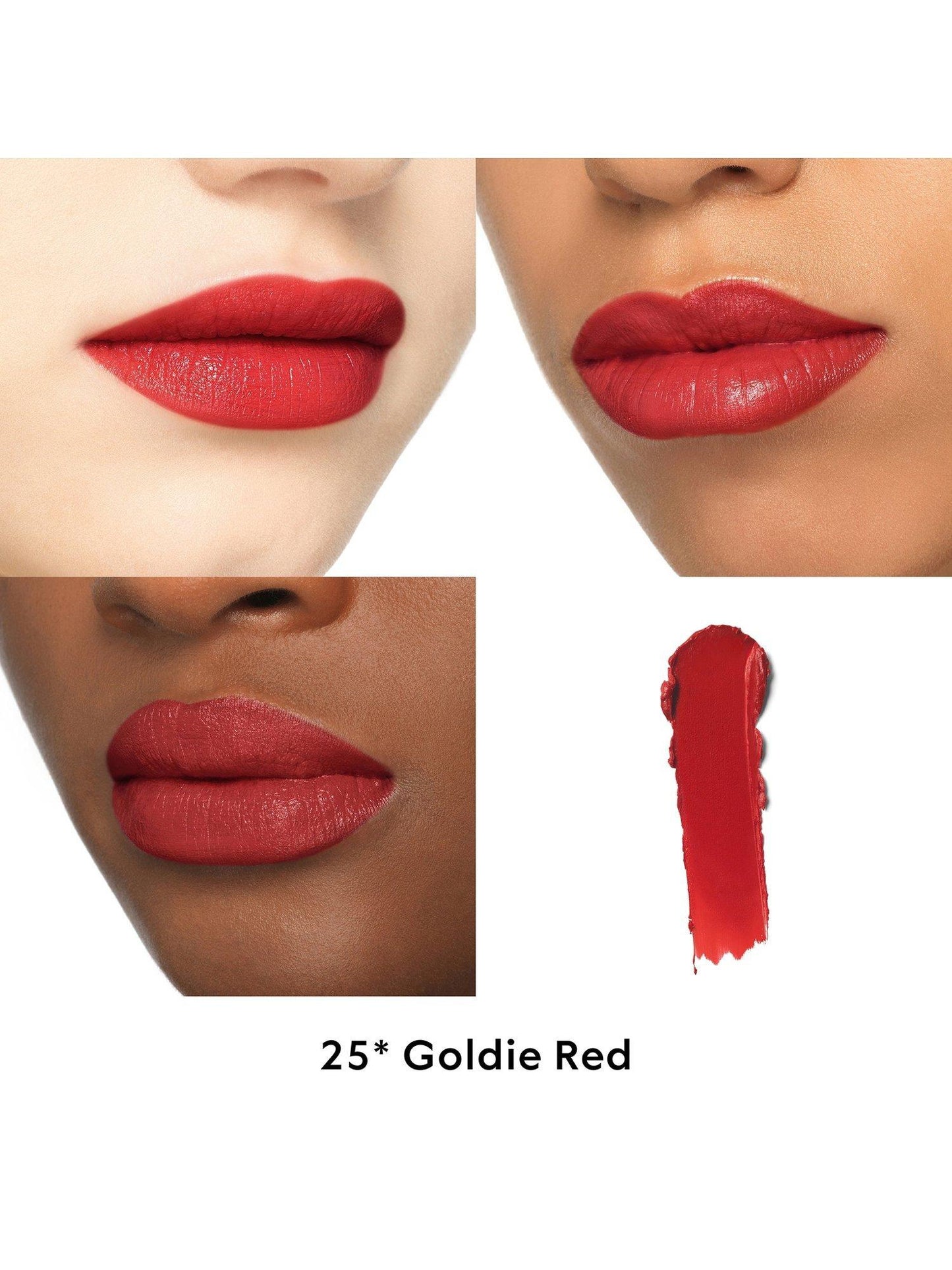 GUCCI 25* Goldie Red, Rouge à Lèvres Mat Lipstick (without box)