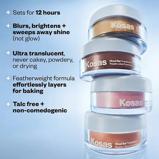 Kosas - Cloud Set Loose Translucent Talc-Free Setting + Blurring Powder