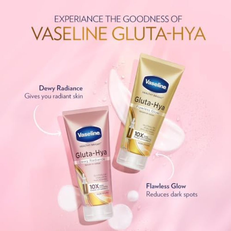 Vaseline Essential Even Tone Gluta‑Hya Serum Burst Lotion – Smooth Radiance