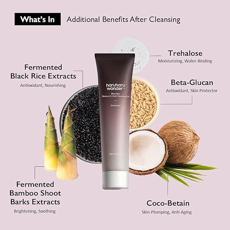 Haruharu Black Rice Moisture 5.5 Soft Cleansing Gel - 100ML
