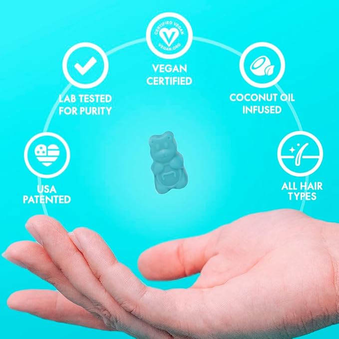 Sugar Bear Hair - Hair Vitamins, 60 Veggie Gummies, Prevents Loss of Hair