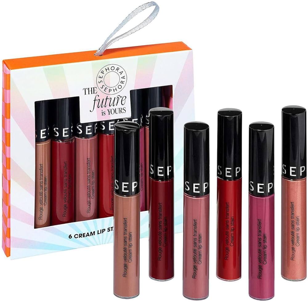 Sephora Cream Lip Stain Collection Set of – The World of Cosmetics