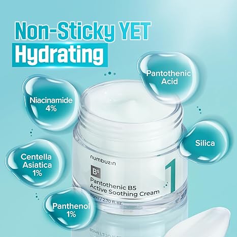 numbuzin No.1 Pantothenic B5 Active Soothing Cream