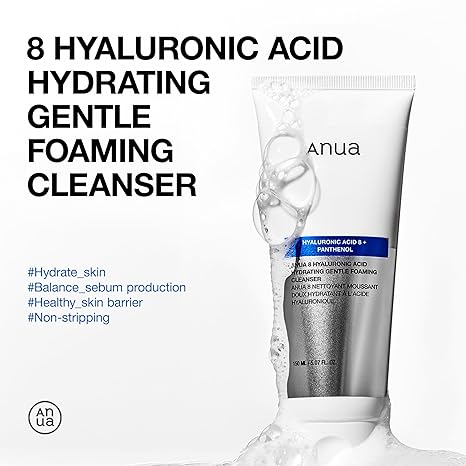 Anua - 8 Hyaluronic Acid Hydrating Gentle Foaming Cleanser