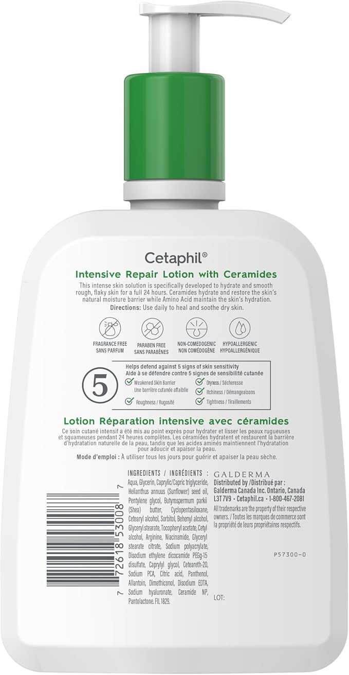 Cetaphil Intensive Repair Lotion with Ceramides, 473ml