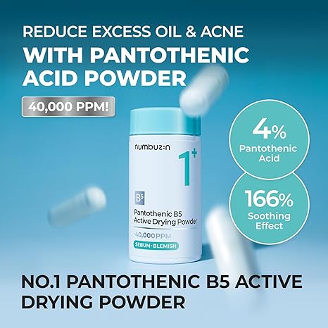 numbuzin No.1 Powder | Pantothenic B5 Active Drying Powder