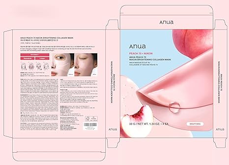 Anua Peach 70+ Niacin Brightening Collagen Mask