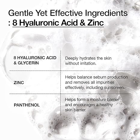 Anua - 8 Hyaluronic Acid Hydrating Gentle Foaming Cleanser