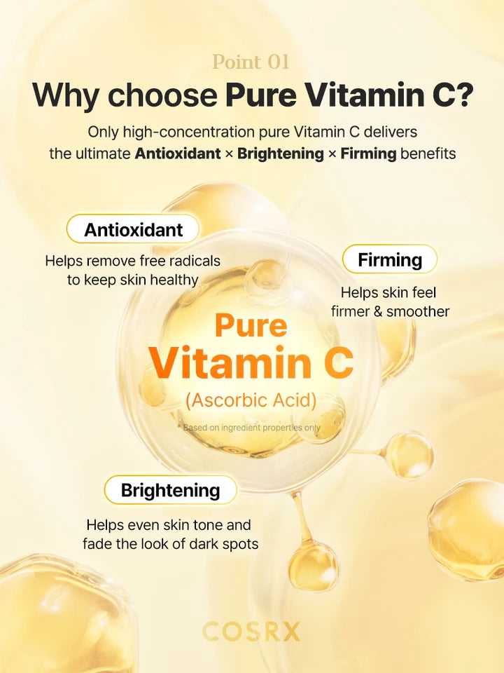 COSRX Vitamin C 23 Serum – Pure Ascorbic Acid Brightening & Dark Spot Treatment