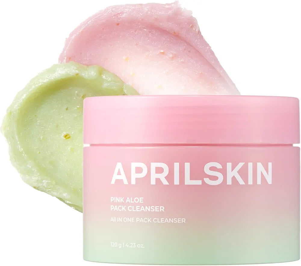 AprilSkin - Pink Aloe Pack Cleanser 120g