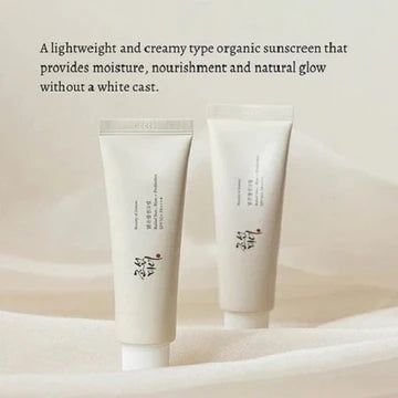 BEAUTY OF JOSEON - Relief Sun Rice + Probiotics SPF50+ PA++++ 50ML + Revive Eye Serum Ginseng + Retinal 30ML