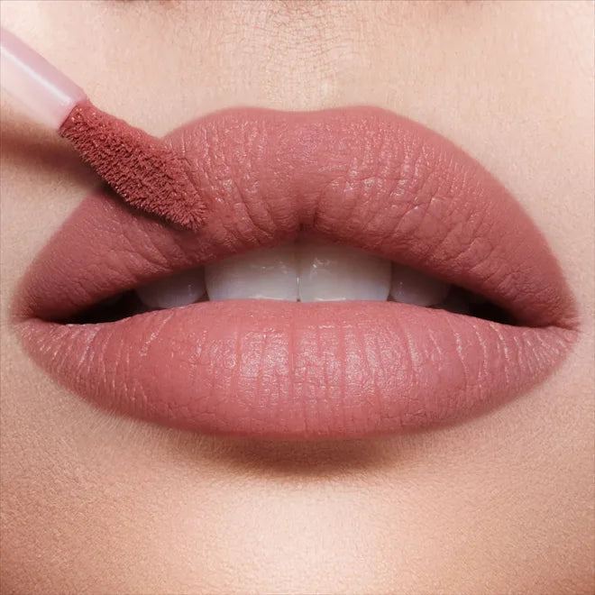 Charlotte Tilbury-AIRBRUSH FLAWLESS LIP BLUR Matte Liquid Lipstick(Pillow Talk Blur)