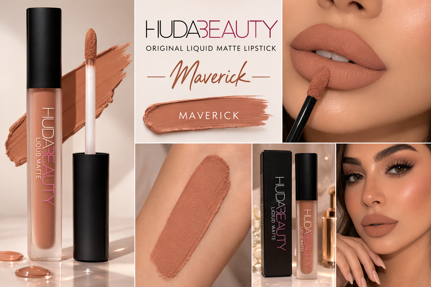 Huda Beauty Original Liquid Matte Lipstick – Maverick