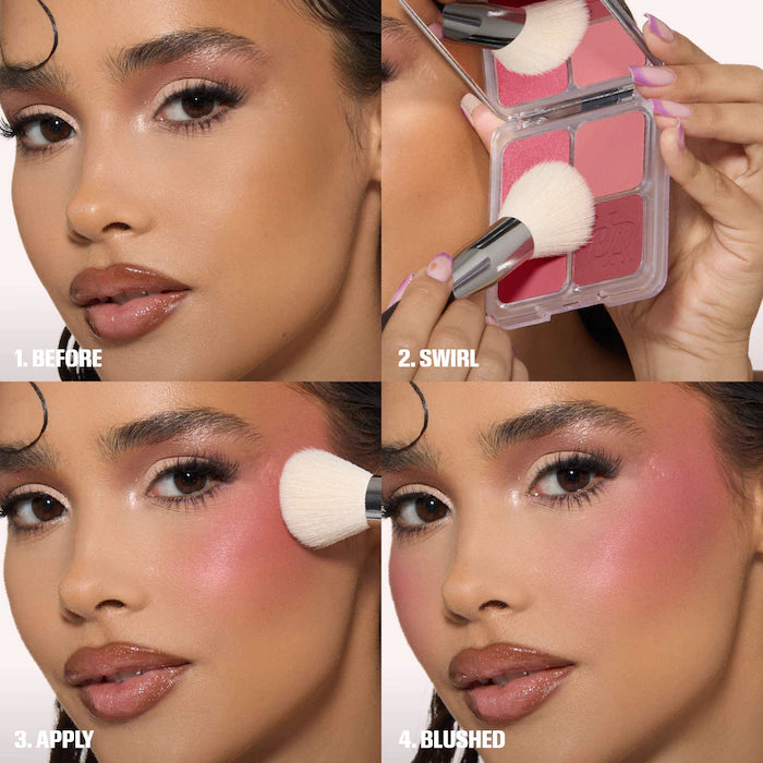 HUDA BEAUTY Blush Filter Blurring Blushlighters Palette – Soft-Focus Glow & Blush Palette