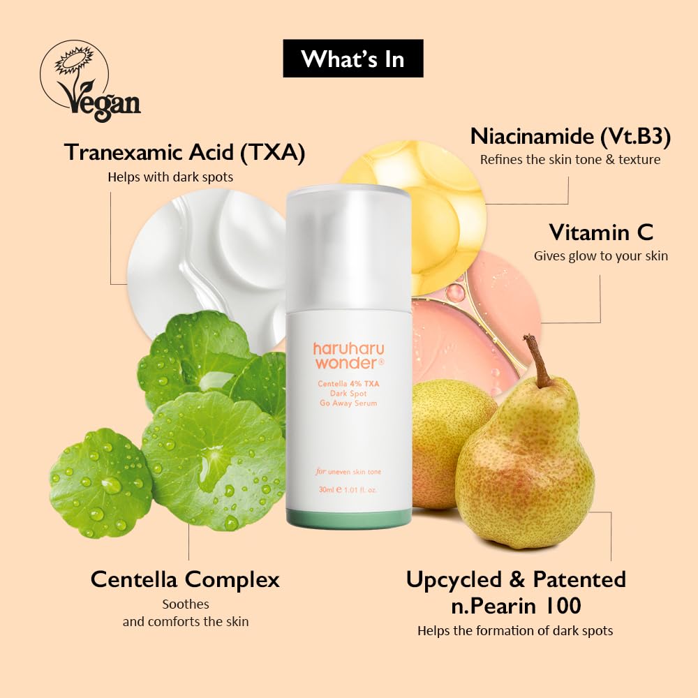 HaruHaru Wonder-Centella 4% TXA Dark Spot Go Away Serum, 30ml
