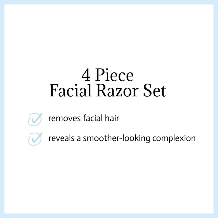 Sephora - 4 Piece Facial Razor Set
