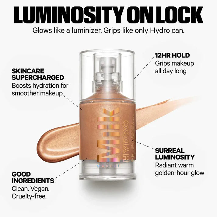 Milk Makeup- Hydro Grip + Glow Illuminating Primer - 10ml