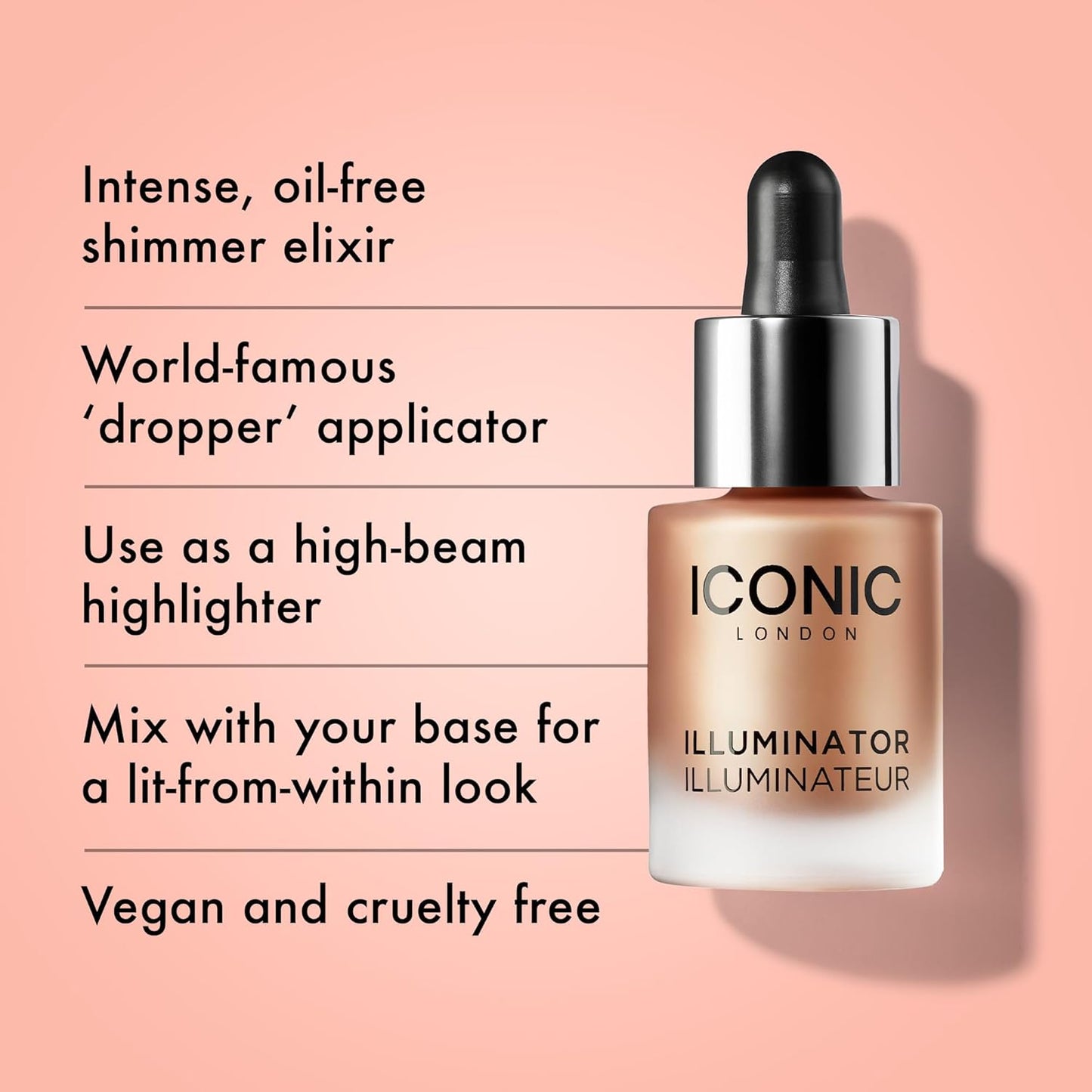 ICONIC LONDON-Illuminator - Liquid Face Highlighter-13.5ml