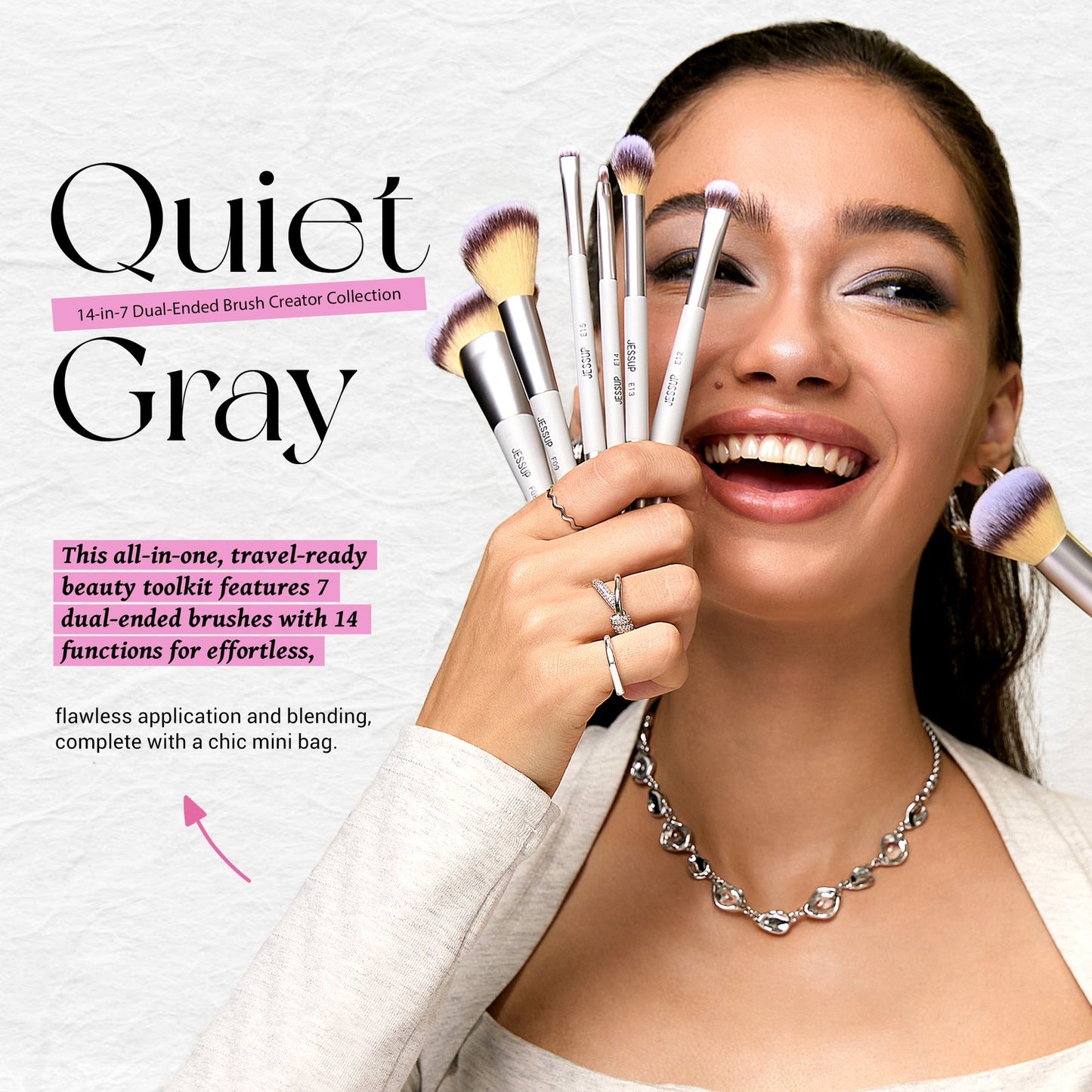 Jessup 14-in-7 Dual-Ended Brush Set