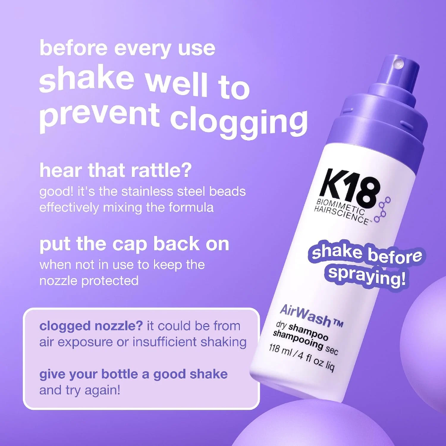 K18 Airwash Dry Shampoo