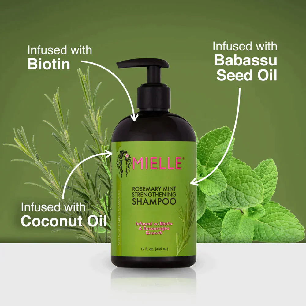 MIELLE Rosemary Mint Strengthening Shampoo