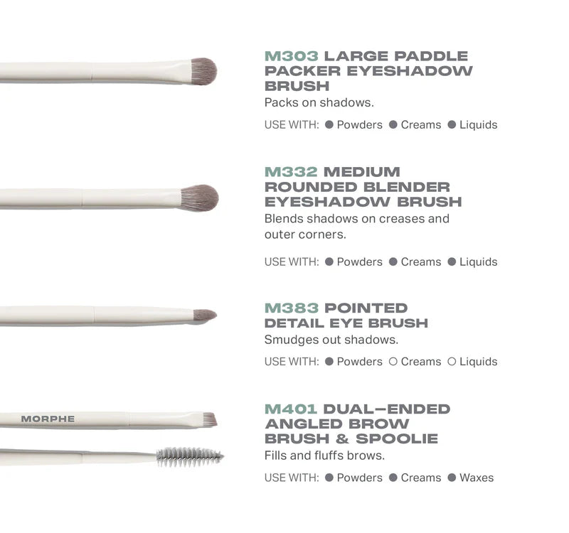 MORPHE-Best of Blends 8-Piece Face & Eye Brush Set