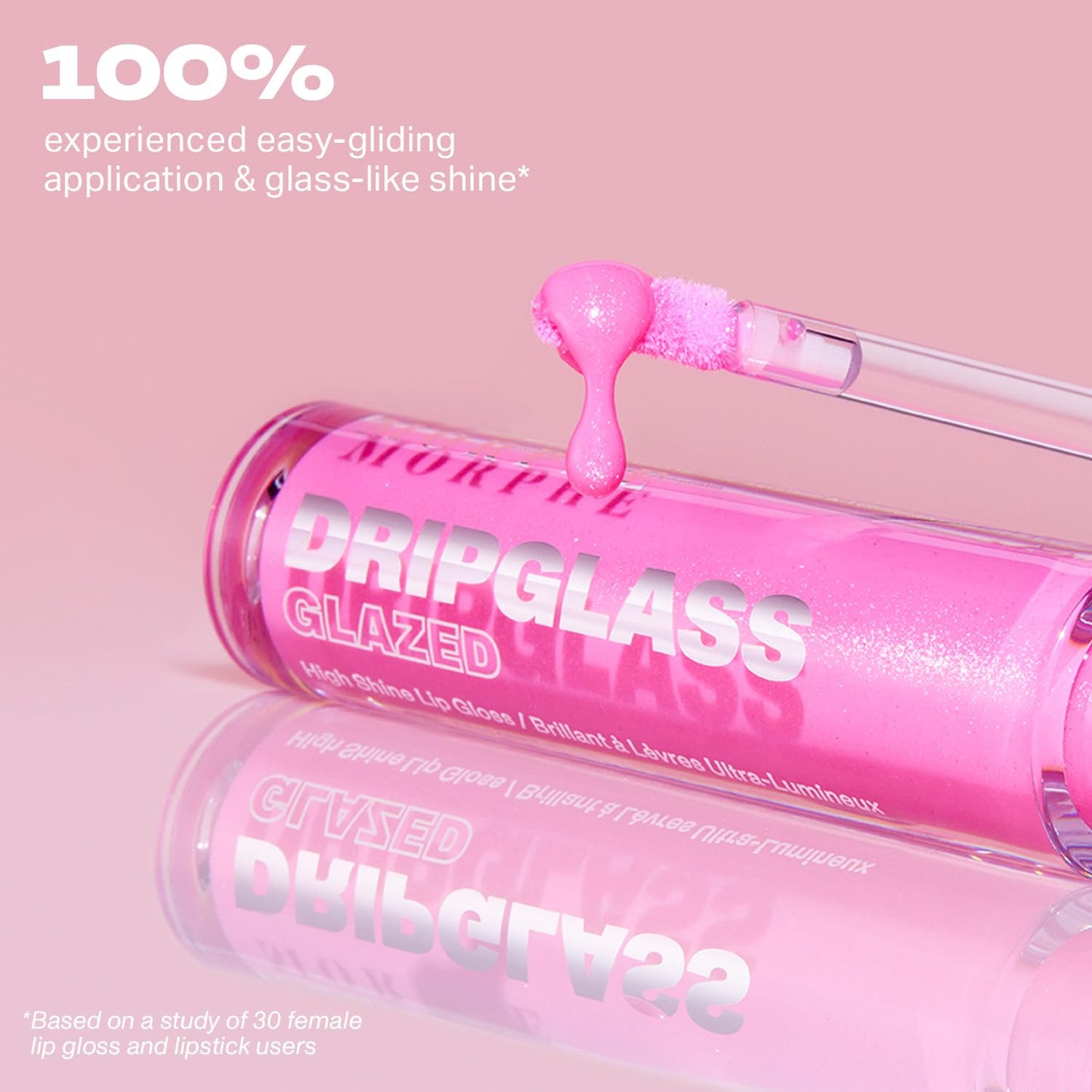 Morphe-Dripglass Glazed High Shine Lip Gloss-Glazed Pink Mirror