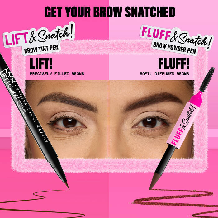 NYX Professional-Fluff & Snatch! Brow Powder Pen