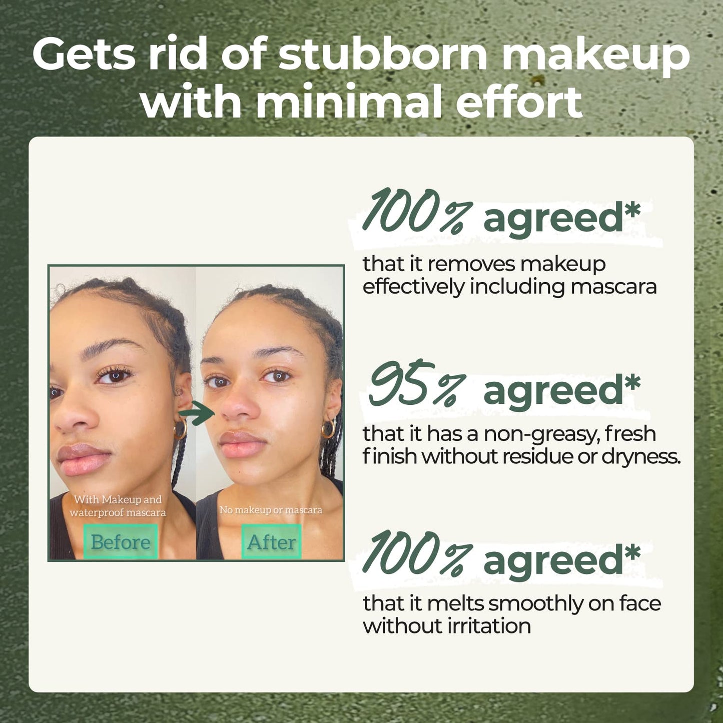 Numbuzin-No.3 Pore & Makeup Cleansing Balm with Green Tea and Charcoal 2.99 oz