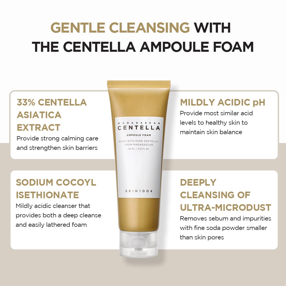 SKIN1004-Madagascar Centella-Ampoule Foam 4.22 fl.oz, 125ml