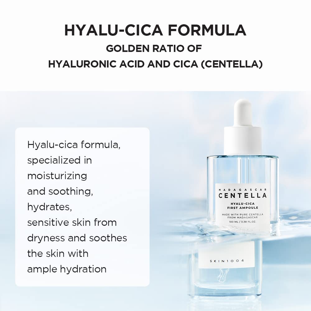 SKIN1004-Madagascer Centella-Hyalu-CICA First Ampoule 3.38 fl. oz, 100ml