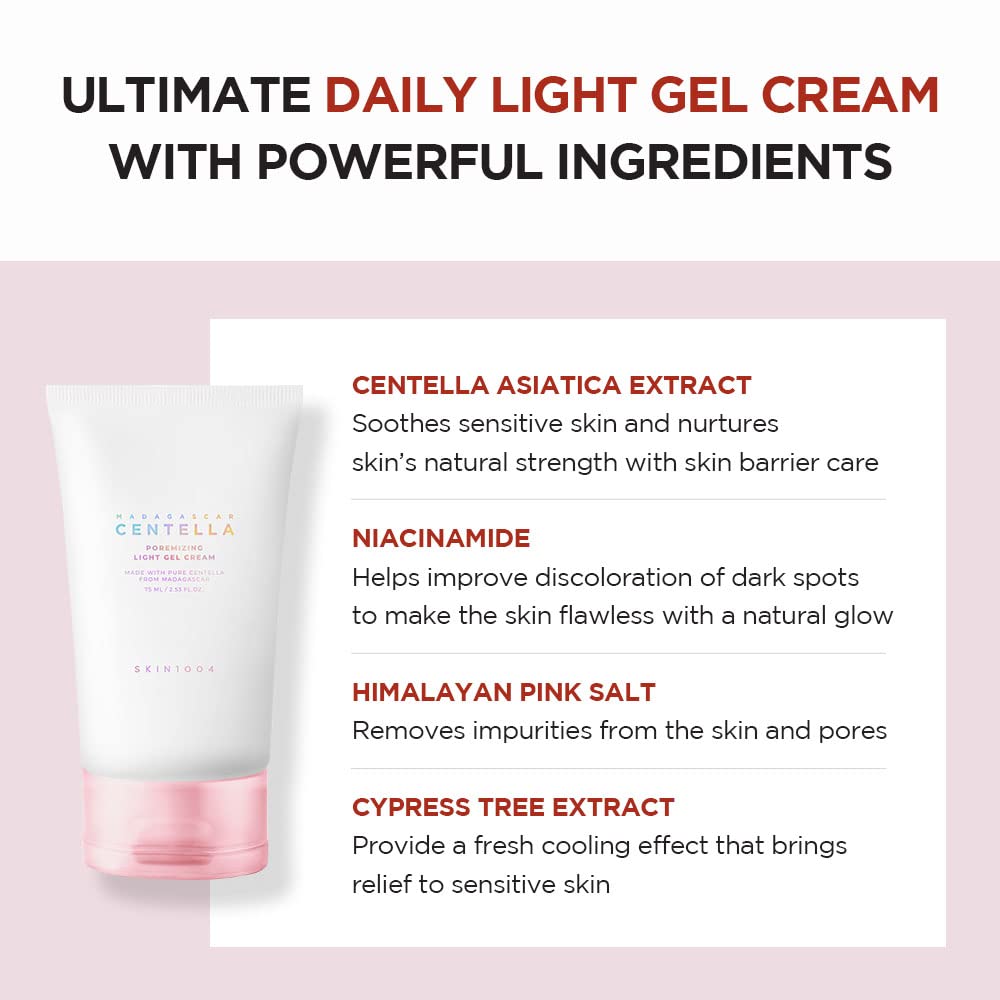 SKIN1004-Madagascar Centella-Poremizing Light Gel Cream 2.53 fl.oz (75ml)