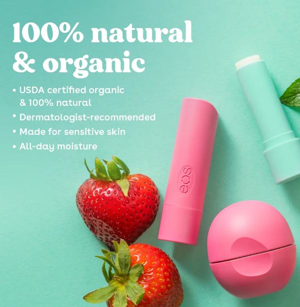 eos 100% Natural & Organic Lip Balm Stick - Sweet Mint