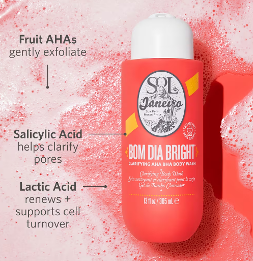 Sol De Janeiro | Bom Dia Bright | Clarifying AHA BHA Body Wash