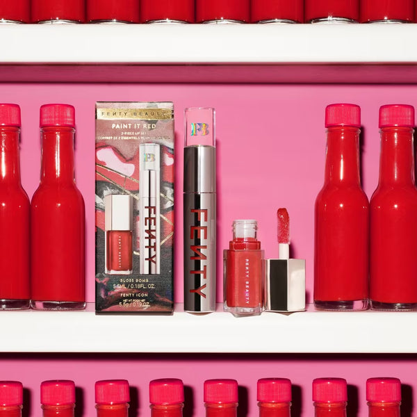 Fenty Beauty Paint It Red 2-Piece Lip Set