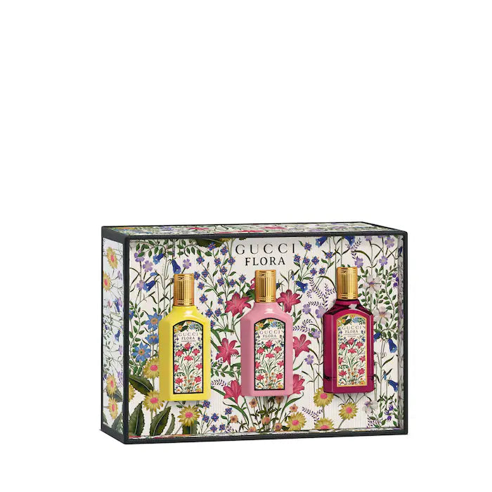 Gucci Mini Flora Gorgeous Collection Perfume Sampler Gift Set(5 ml)