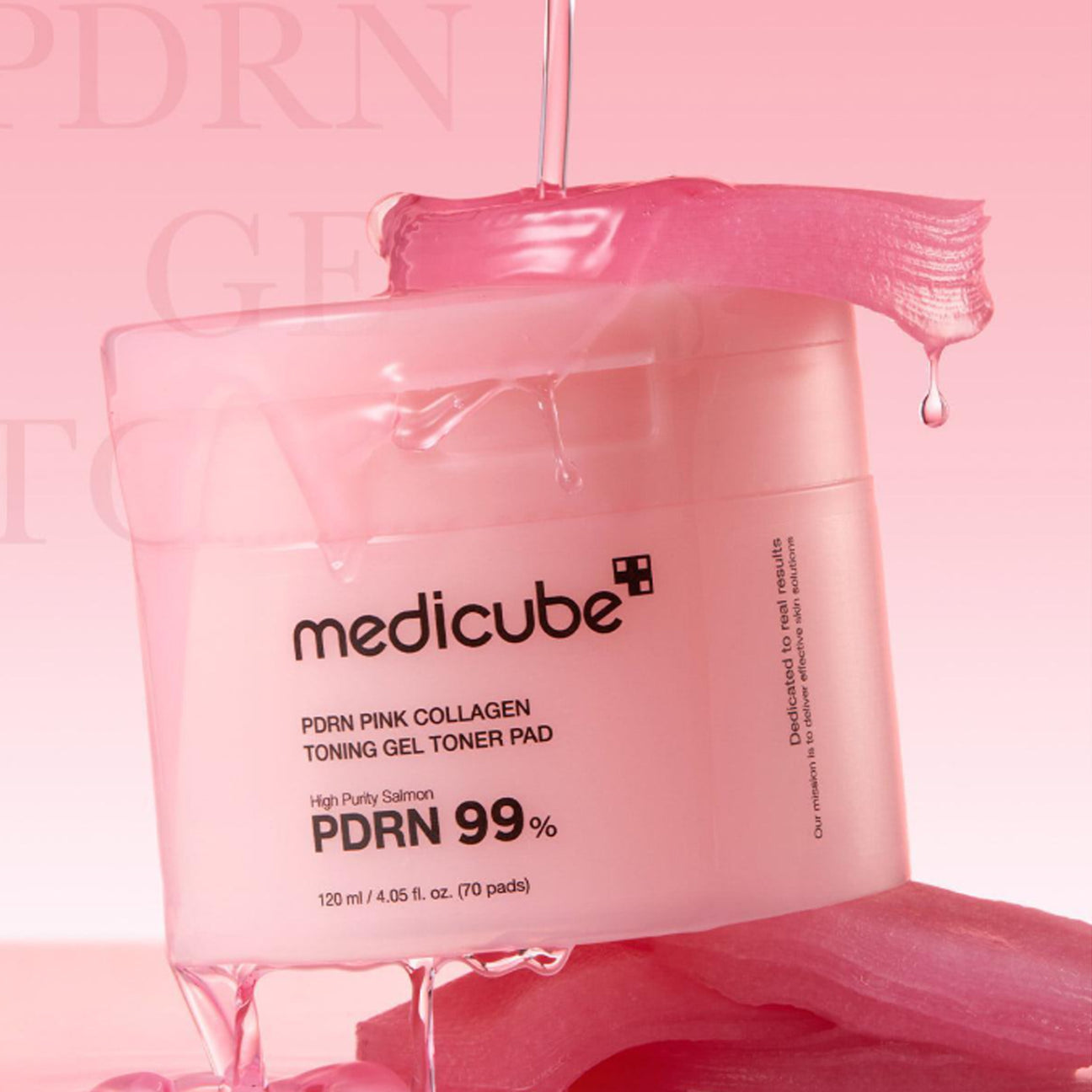 Medicube PDRN Pink Collagen Toning Gel Toner Pad