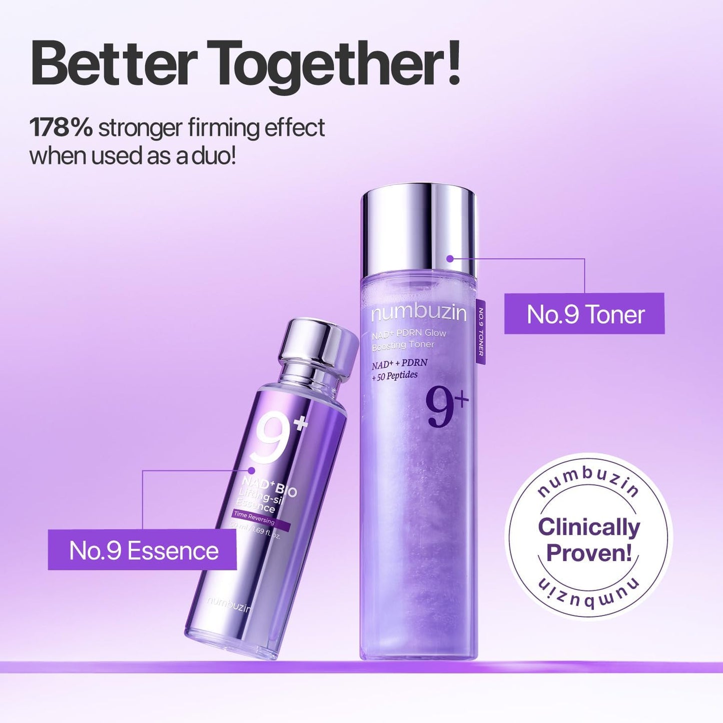 Numbuzin No.9 NAD PDRN Glow Boosting Toner