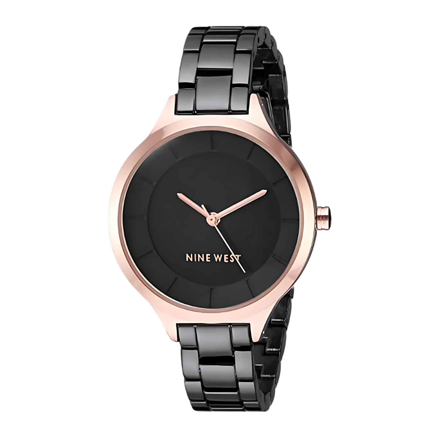 Nine West | Women's NW/2225 Rose Gold-Tone Accented Bracelet Watch