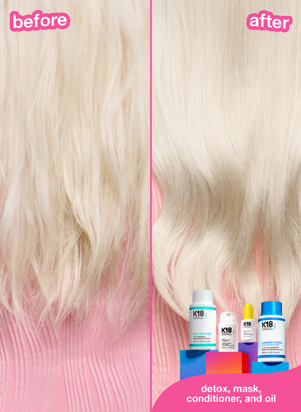 K18 Biomimetic Hair science – Leave-In Molecular Repair Hair Mask