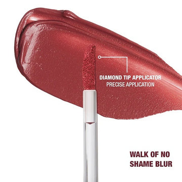 CHARLOTTE TILBURY - Airbrush Flawless Matte Lip Blur Liquid Lipstick - Walk Of No Shame Blu