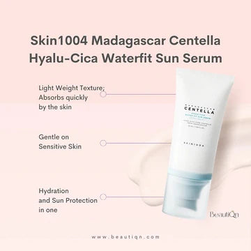 Skin1004 - Madagascar Centella Hyalu-Cica Water-Fit Sun Serum SPF 50+ PA++++ 50ml