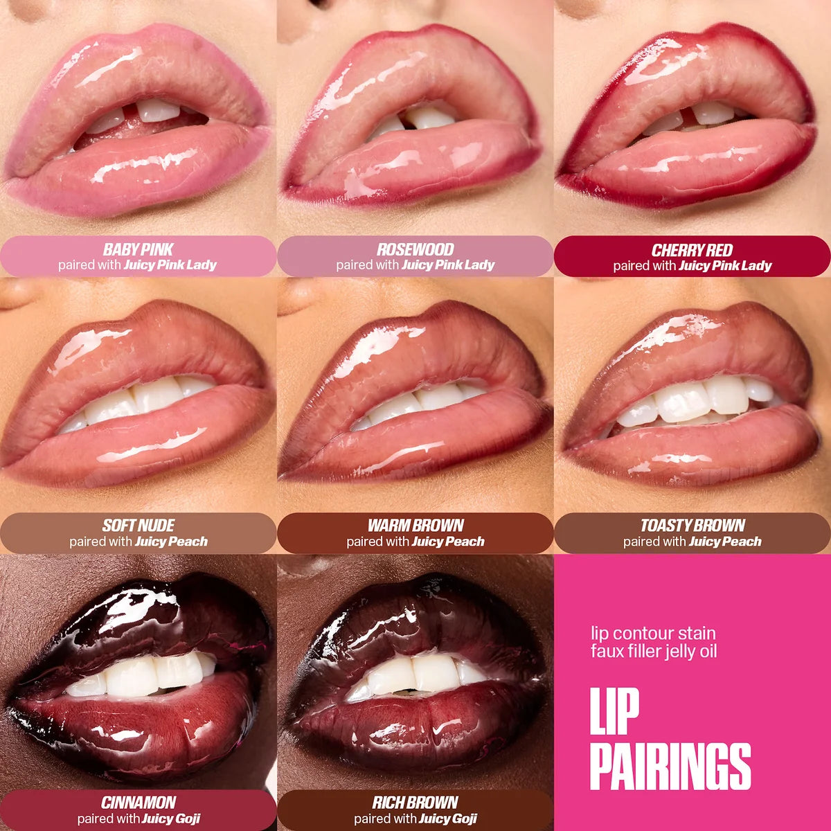 HUDA BEAUTY -Lip Contour Lip Stain for 12-Hour Wear