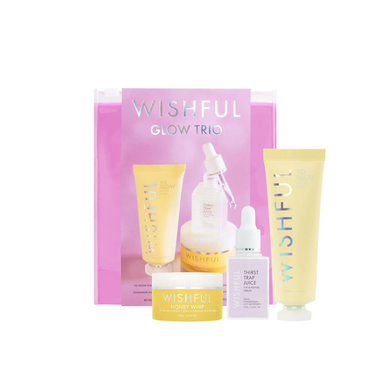 HUDA BEAUTY WISHFUL GLOW TRIO SET