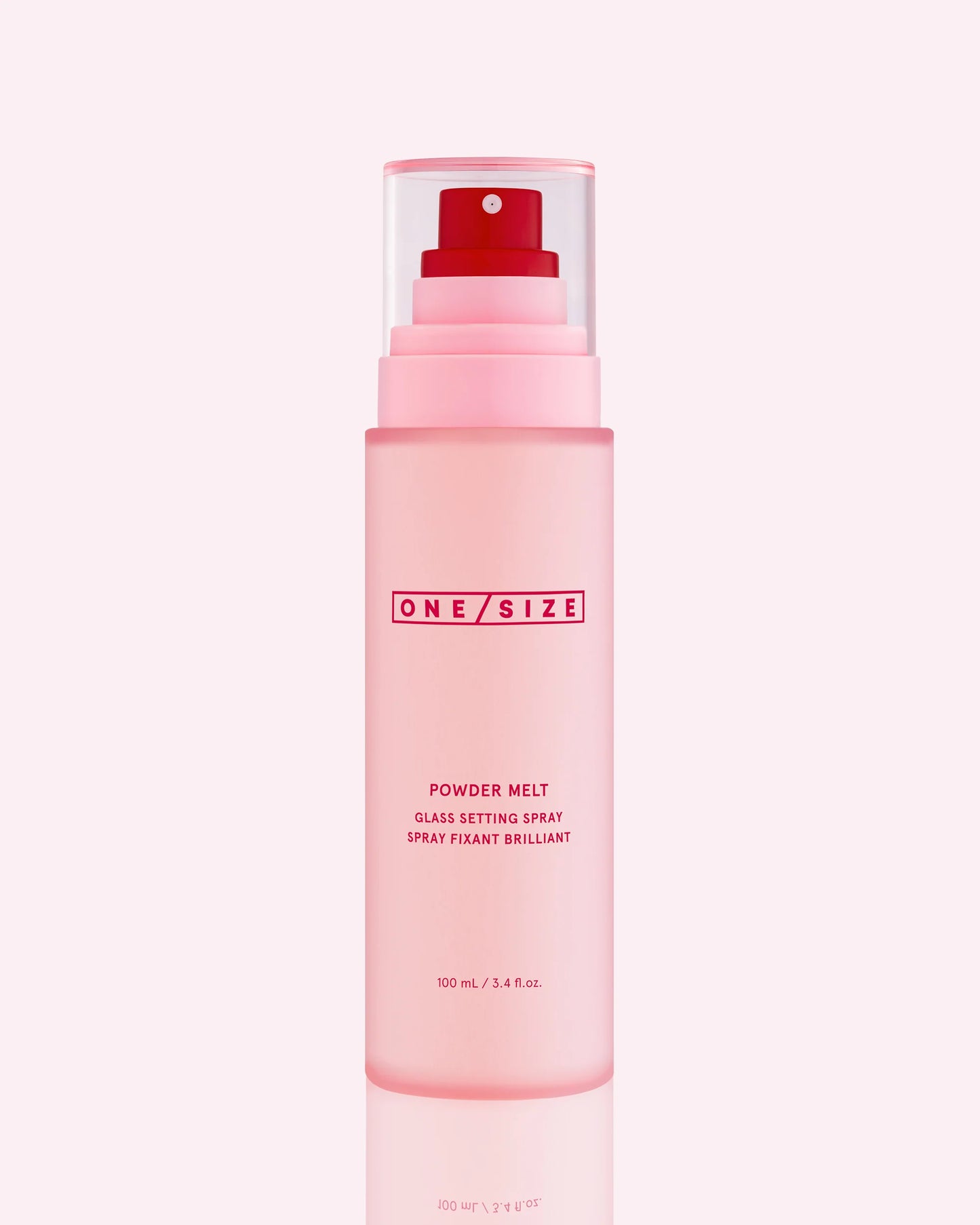 one size powder melt galss setting spray 100ml
