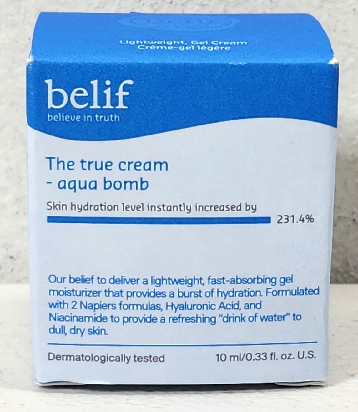 BELIF The True Cream Aqua Weightless Face Moisturizer 10mL