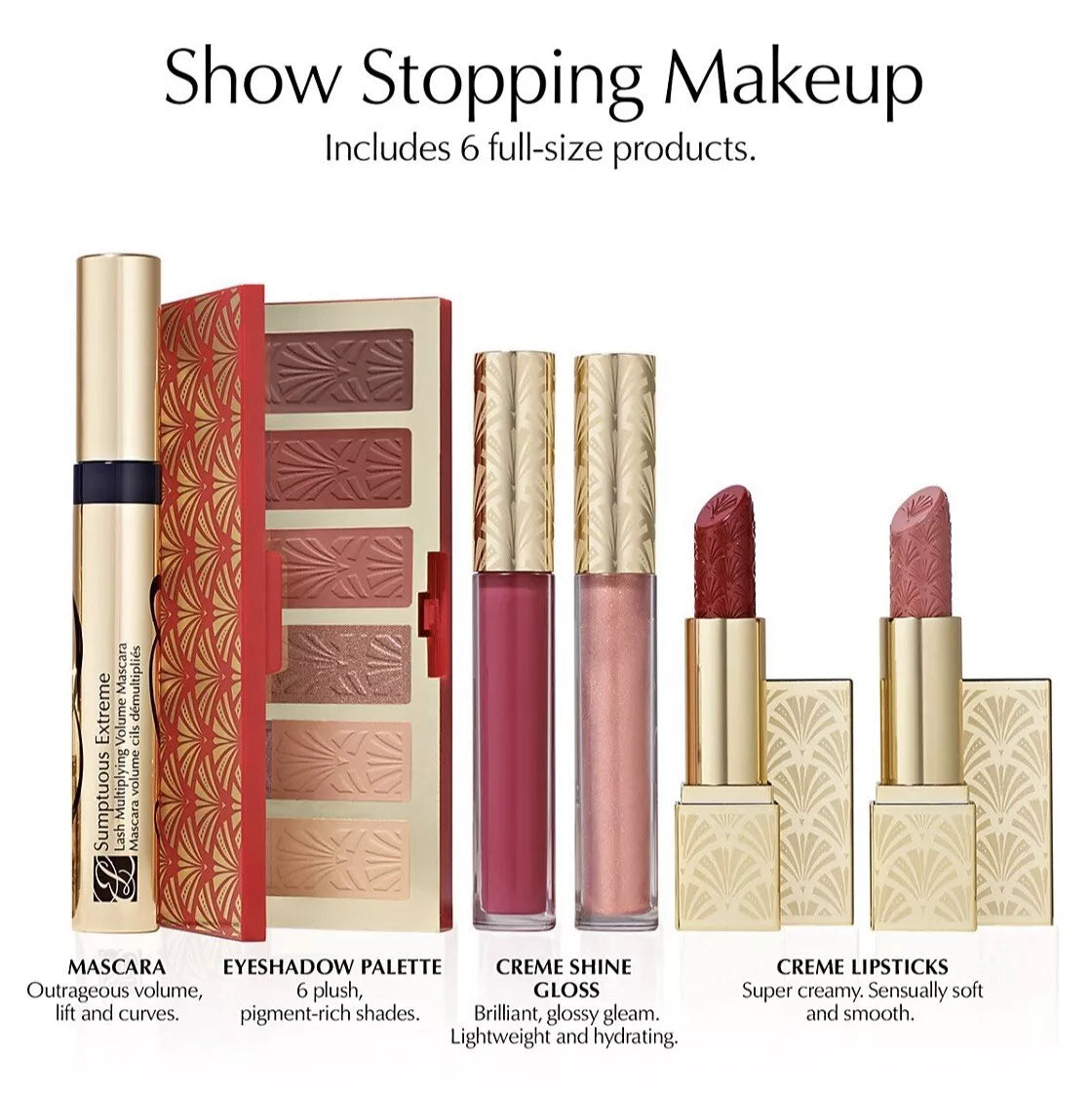 Estée Lauder Holiday Beauty Box 11 Piece Set Blockbuster Gift Set NEW