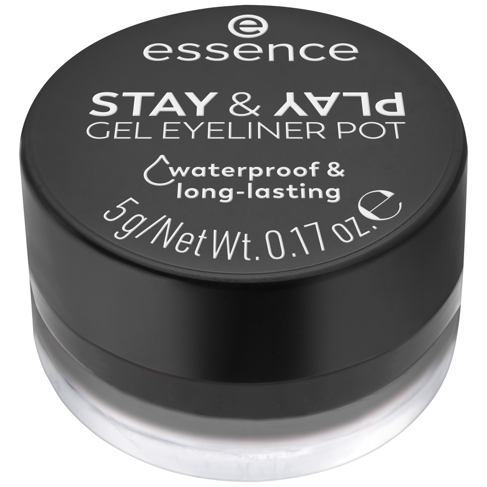 Essence Stay & Play Gel Eyeliner Pot Waterproof & Long-Lasting